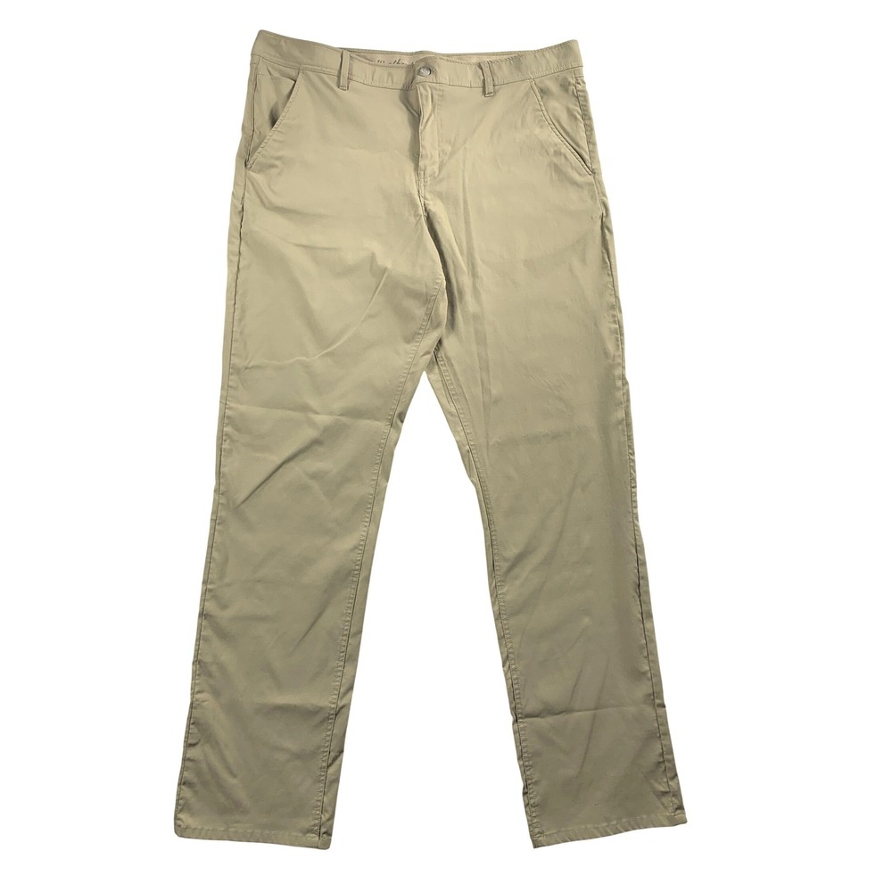 Weatherproof Vintage Travel‎ Pants Mens 40x34 Relaxed Fit Tech Tan Khaki Chino